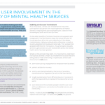 Service User Involvement in mental health services briefing