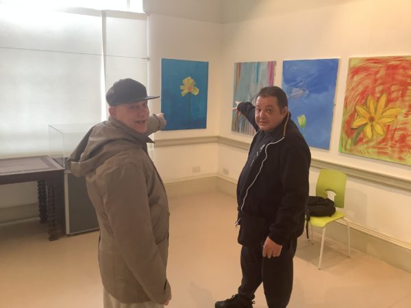 MHAW 2023: Art & Mental Health – Clive & Rory from Wavelly House on taking part in art therapy & having work displayed