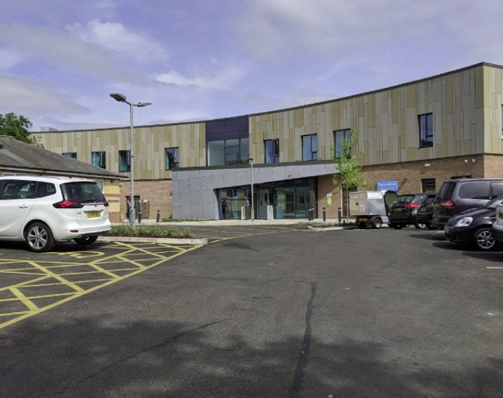 building with parking